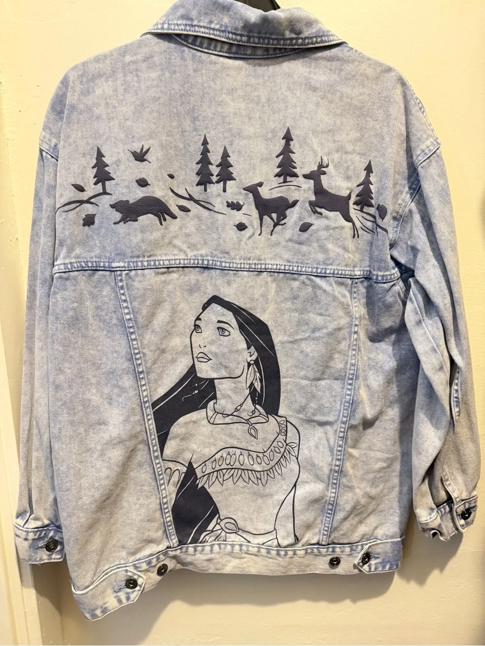 Disney Women’s Pocahontas Denim Jacket by Spirit Jersey